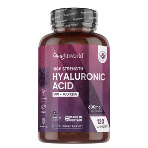 Хиалуронова киселина 600 мг | Hyaluronic Acid High Strength | WeightWorld, 120 капсули