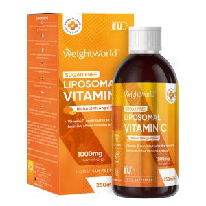 Витамин С (липозомен) 1000 мг | Liposomal Vitamin C | WeightWorld, 250 мл, с вкус на портокал