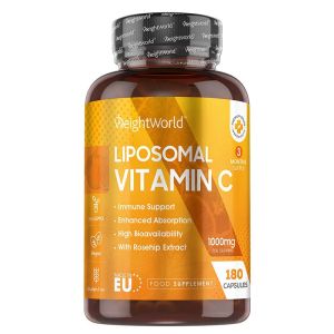 Витамин С (липозомен) 1000 мг | Liposomal Vitamin C | WeightWorld, 180 капсули