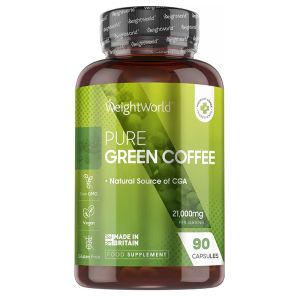 Зелено кафе 140 мг | Pure Green Coffee | WeightWorld, 90 капсули