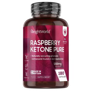 Малинови кетони 1200 мг | Raspberry Ketone Pure | WeightWorld, 180 капсули