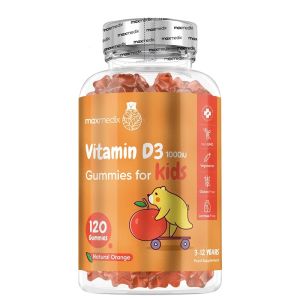 Витамин D3 Гъми 1000 IU | Vitamin D3 Gummies | WeightWorld, 120 желир. табл. с вкус на портокал