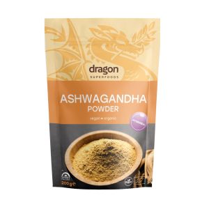 Био Ашваганда на прах 200 гр | Ashwagandha Powder | Dragon Superfoods 