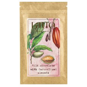 Млечен шоколад с карамелизиран бадем | Milk Chocolate with Caramelized Almonds | Гайо 80 гр.