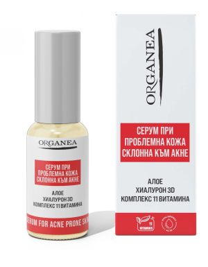 Серум при проблемна кожа и акне | Serum for Acne Prone Skin | Organea, 50 мл 