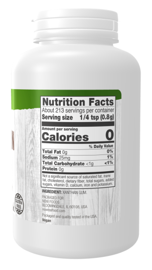 Ксантанова гума | Xanthan Gum Powder | Now Foods, 170 гр 