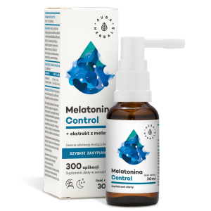 Мелатонин + маточина | Melatonina Control | Aura Herbals, орален спрей 30 ml