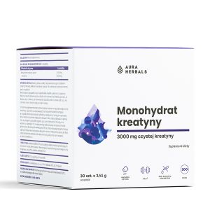 Креатин (монохидрат) | Creatine monohydrate | Aura Herbals, 30 сашета