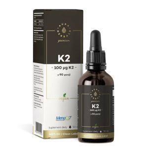 Витамин K2 (веган формула) | Witamina K2 Vegan | Aura Herbals, 50 ml капки