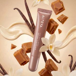 Био гланц за устни със серамид 10 мл | Ceramide Lip Butter Balm | Alteya, NUDE TOFFEE BROWN 