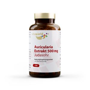 Аурикулария екстракт 500 mg | Auricularia Extrakt | Vita World, 100 капсули