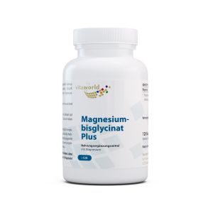 Магнезий бисглицинат Плюс | Magnesium bisglycinat Plus | Vita World, 120 капсули 