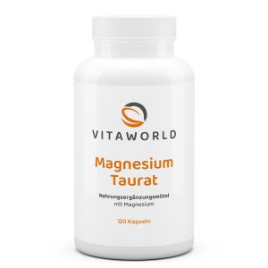 Магнезий (таурат) 150 mg | Magnesium taurate | Vita World, 120 капсули