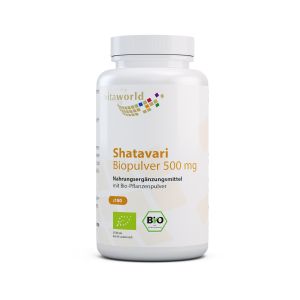 Шатавари (Био) 500 mg | Shatavari | Vita World, 180 V капсули