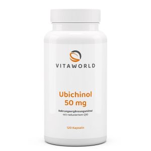 Коензим Q10 (убиквинол) 50 mg | Ubiquinol (Coenzyme Q10) | Vita World, 60 капсули