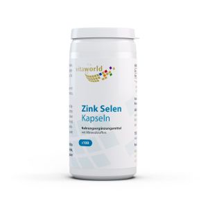 Цинк + селен | Zink Selen | Vita World, 100 капсули
