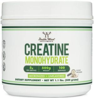 Креатин монохидрат (микронизиран, неовкусен) | Creatine Monohydrate | Double Wood, 500 г прах