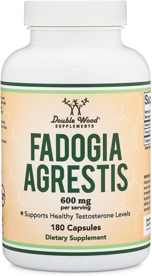 Фадогия 300 mg | Fadogia Agrestis | Double Wood, 180 капсули