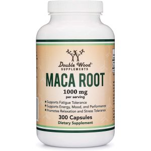Мака (корен) 500 mg | Maca Root | Double Wood, 300 капсули