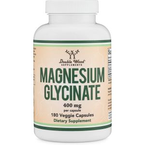 Магнезий (глицинат) | Magnesium Glycinate | Double Wood, 180 капсули