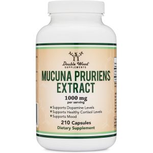 Мукуна Пруриенс екстракт | Mucuna Pruriens Extract | Double Wood, 210 капсули