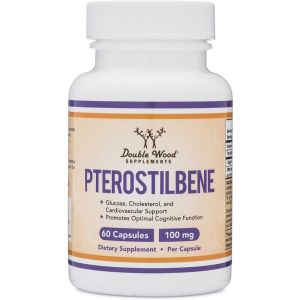 Птеростилбен 100 mg | Pterostilbene | Double Wood, 60 капсули