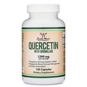 Кверцетин + бромелаин | Quercetin with Bromelain | Double Wood, 120 капсули