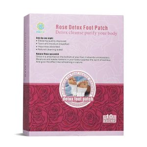 Детокс пластири за стъпала | Rose Detox Foot Patches | Huainan Hall, 10 броя 